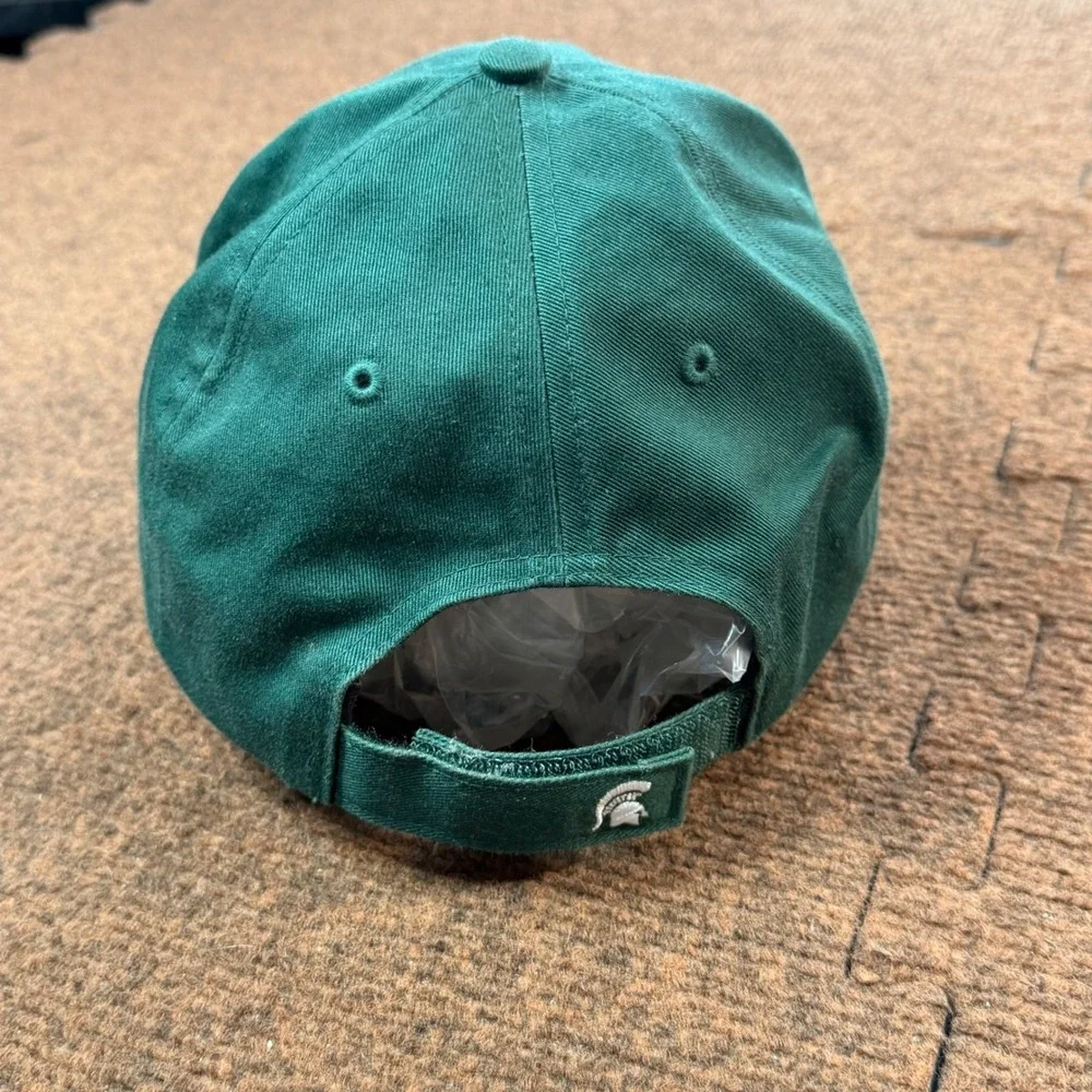 Nike Michigan State Spartans Hat Mens Green Adjustable FND 1855 Swoosh Cap OSFA
